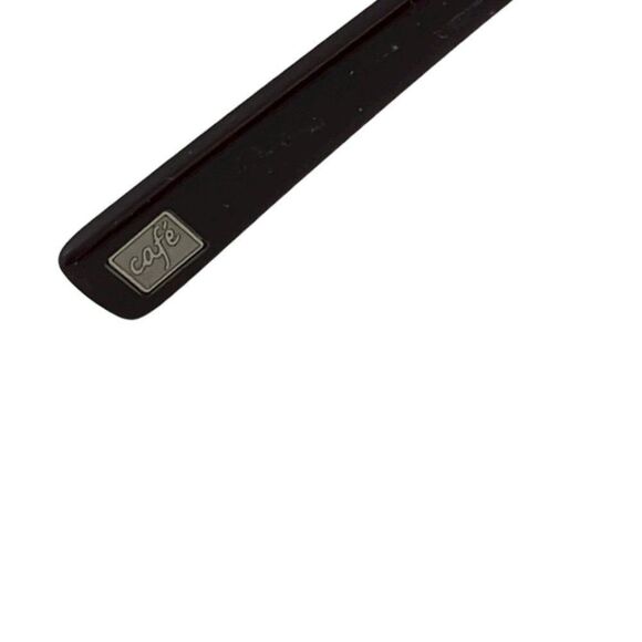 Cafe Lunettes 135 Half-Rim Cafe 3199 Metal Eyeglasses Frame with Cut-Outs - Picture 9 of 16